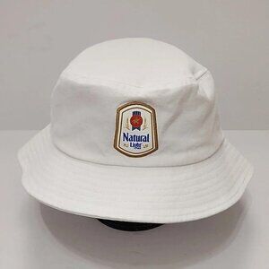QUAKE CITY CAPS Unisex 'Natural Light Beer' 100% Cotton Bucket Hat